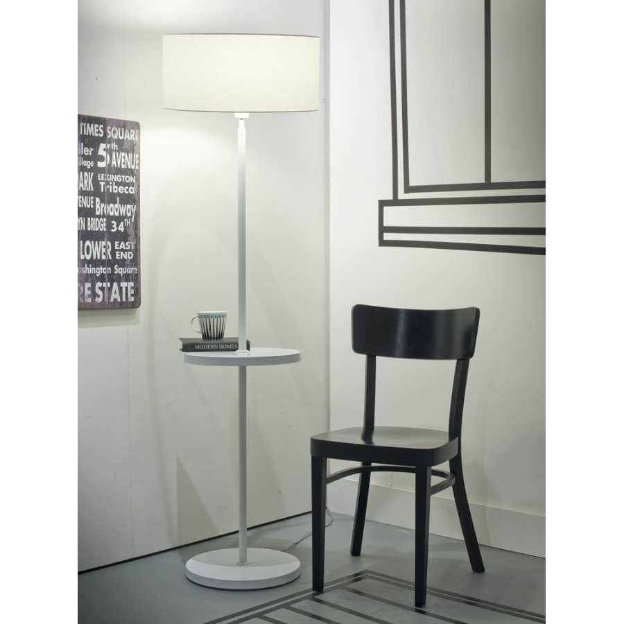 Its About RoMi Monaco Floor Lamp - Nickel & White