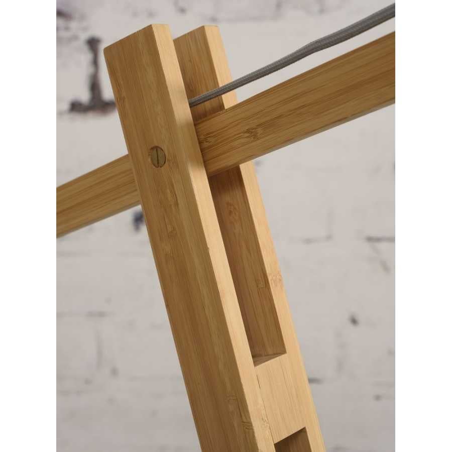 Its About RoMi Montblanc Floor Lamp - Natural & Dark Grey