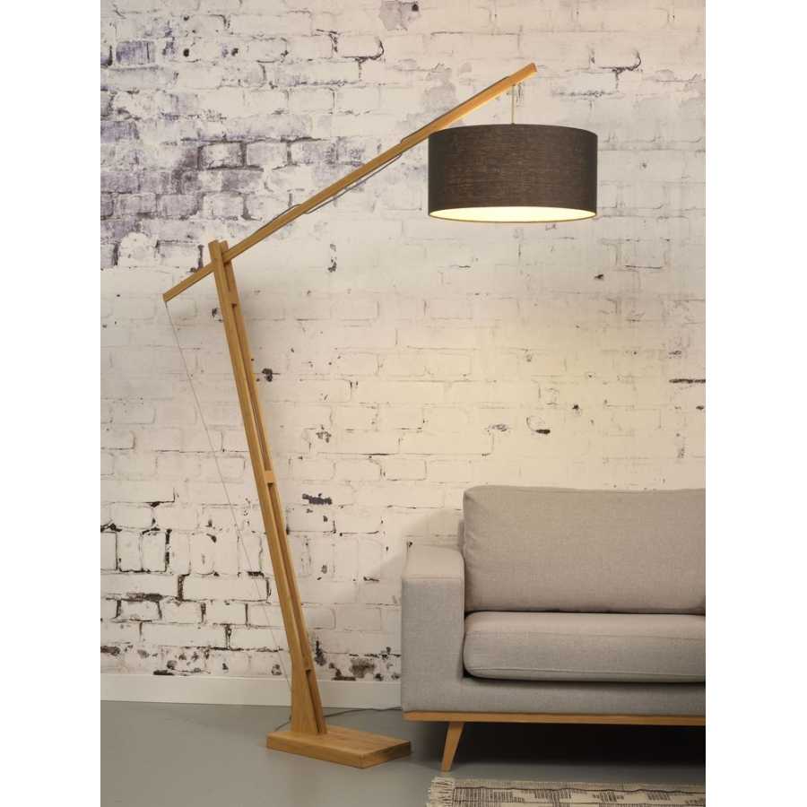 Its About RoMi Montblanc Floor Lamp - Natural & Dark Grey