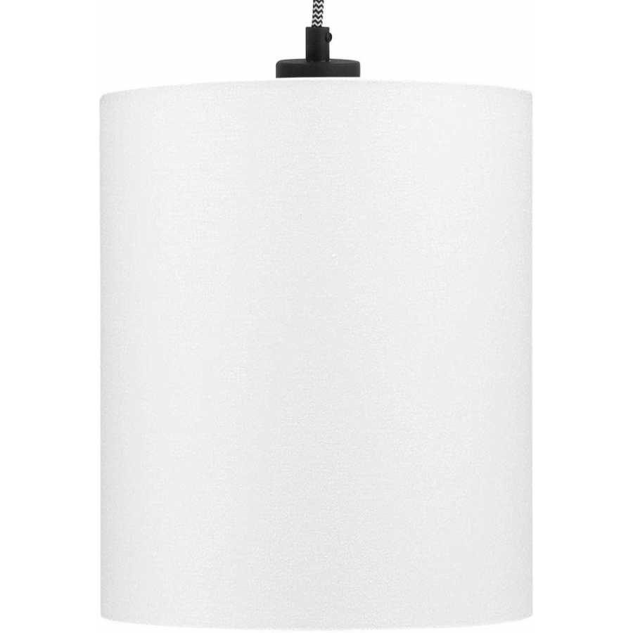 Its About RoMi Oslo Pendant Light With Shade - White - Height: 45cm x Diameter: 25cm