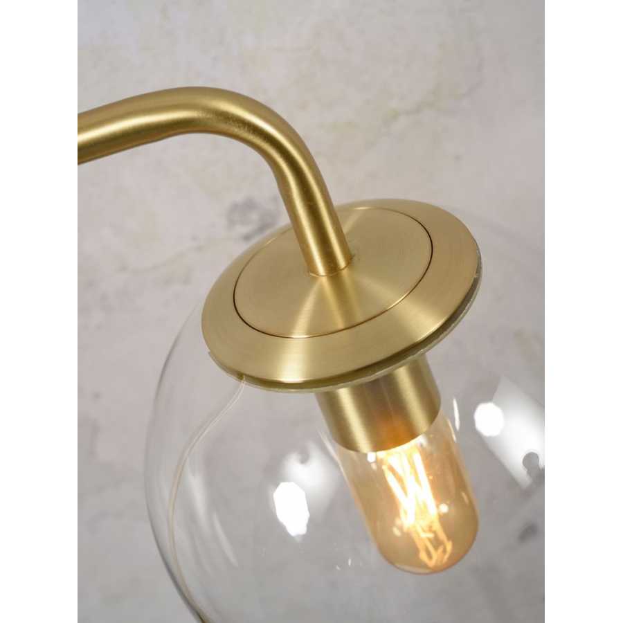 Its About RoMi Warsaw Floor Lamp - Gold & Clear