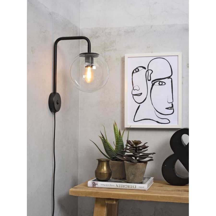 Its About RoMi Warsaw Wall Light - Black & Clear