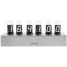 Karlsson Cathode Table Clock - Steel