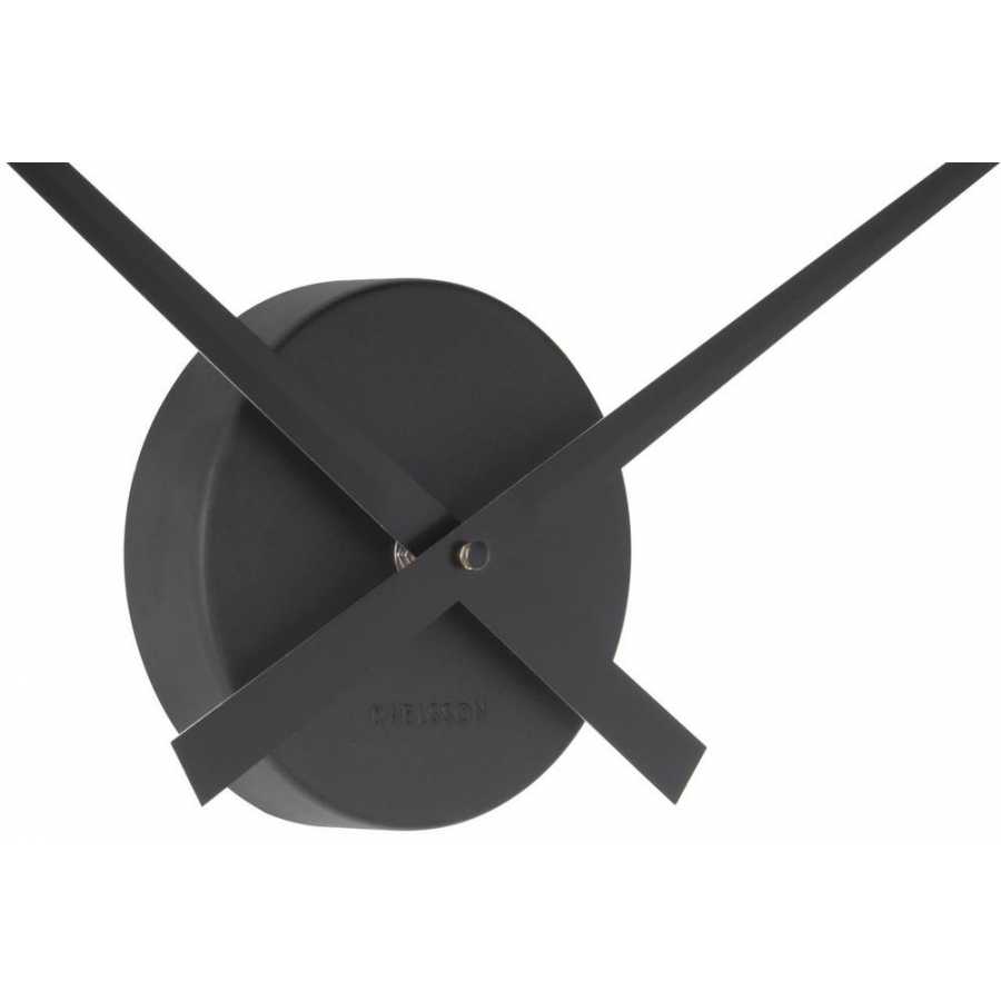 Karlsson Little Big Time Wall Clock - Black - Small