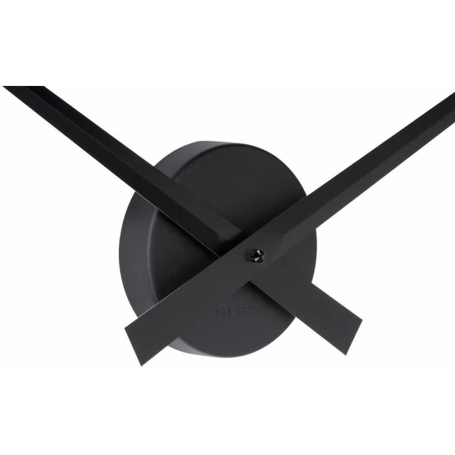 Karlsson Little Big Time Wall Clock - Black - Large