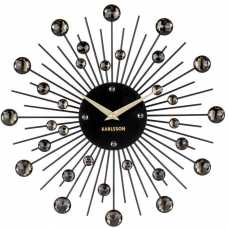 Karlsson Sunburst Wall Clock - Black