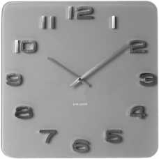 Karlsson Vintage Square Wall Clock - Grey