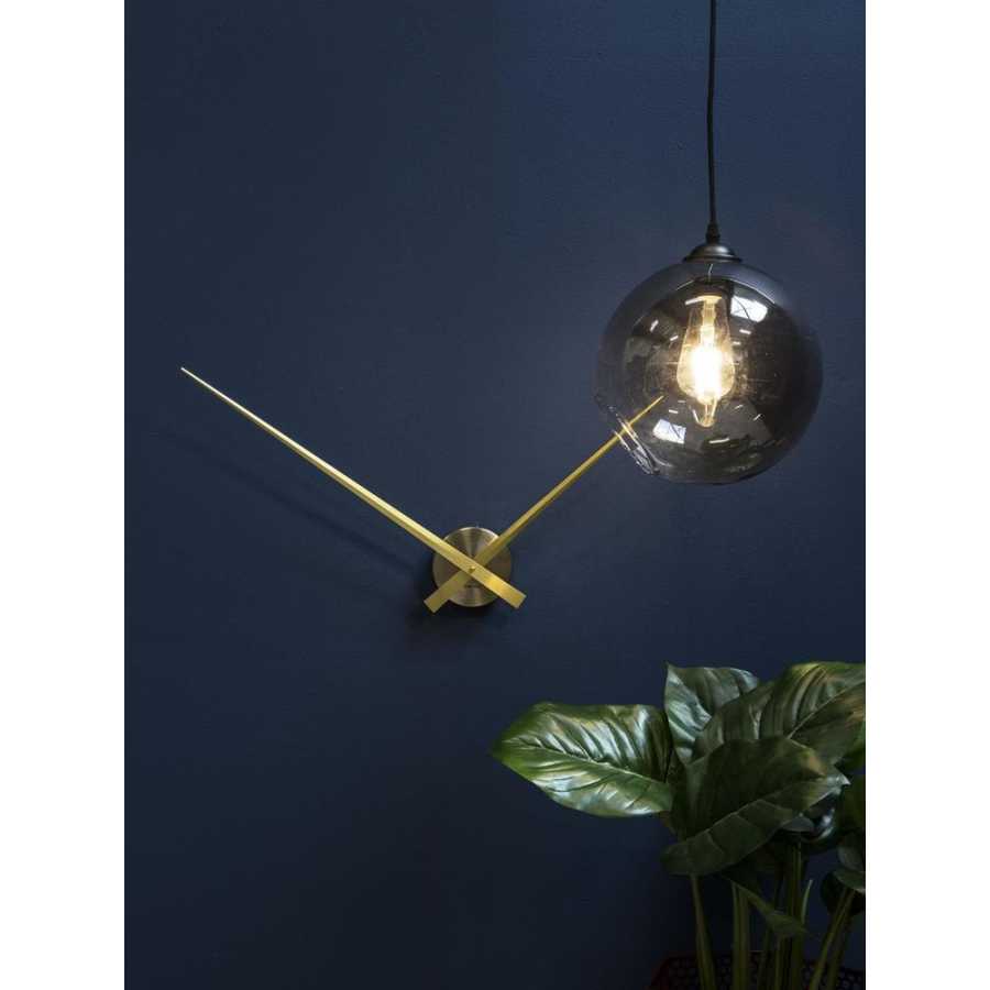 Karlsson Little Big Time Wall Clock - Gold Plated
