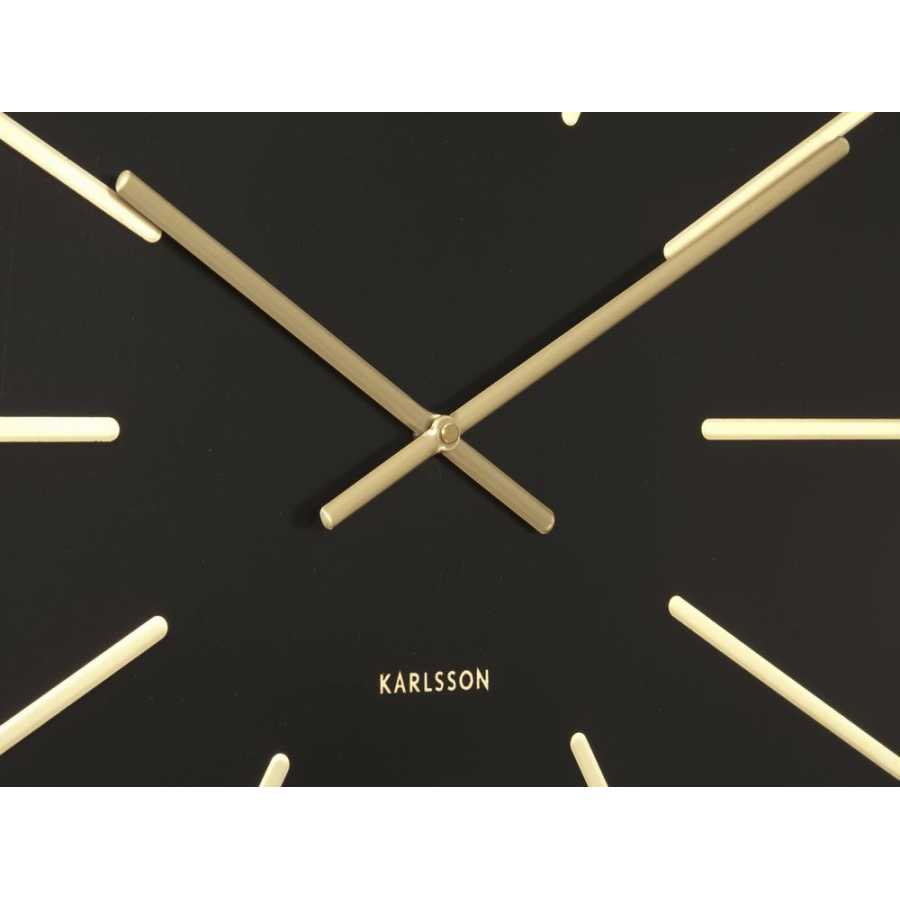 Karlsson Maxiemus Wall Clock - Black