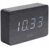 Karlsson Not Square Alarm Table Clock - Black