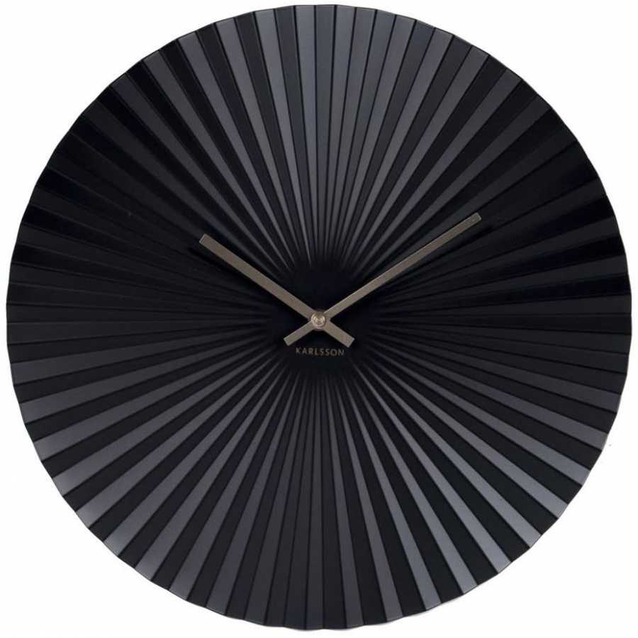 Karlsson Sensu Wall Clock - Black - Small