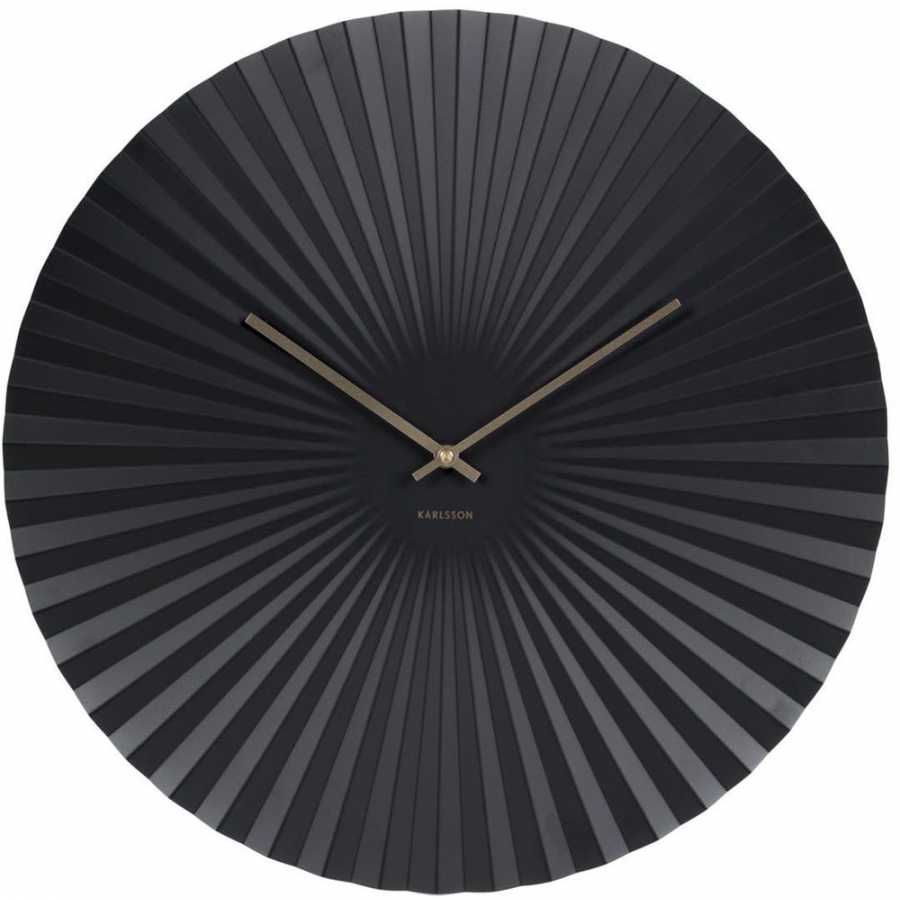 Karlsson Sensu Wall Clock - Black - Large