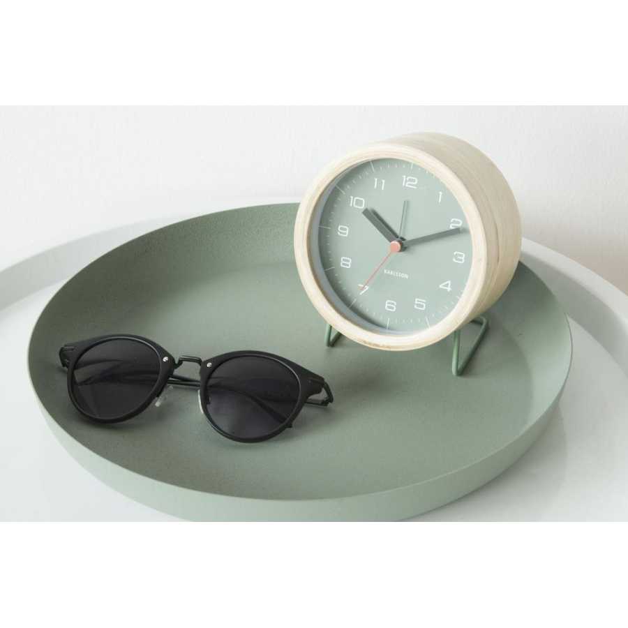 Karlsson Innate Alarm Table Clock - Green - Small