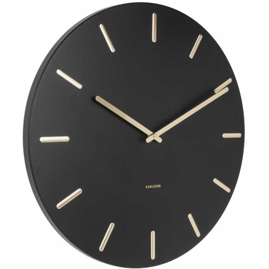 Karlsson Charm Wall Clock - Black - Large