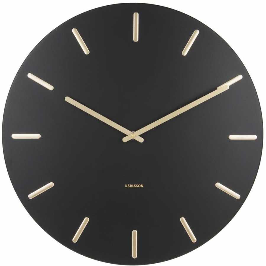 Karlsson Charm Wall Clock - Black - Large