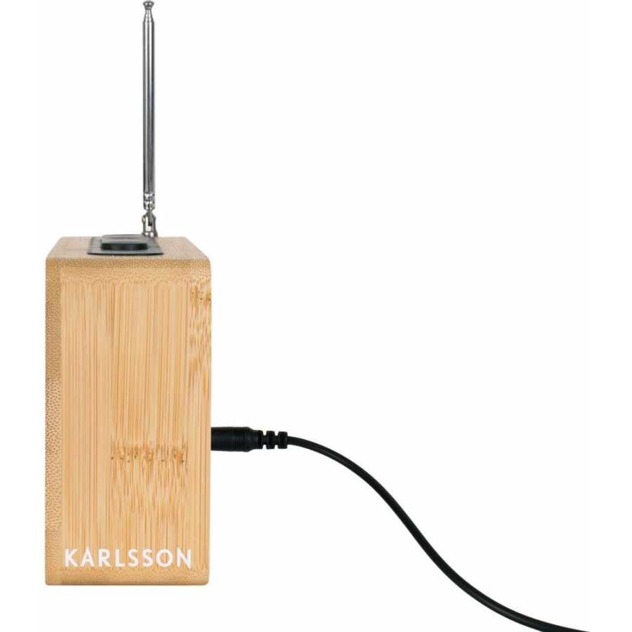 Karlsson Retro Radio Led Alarm Table Clock