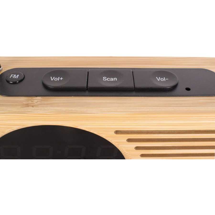 Karlsson Retro Radio Led Alarm Table Clock