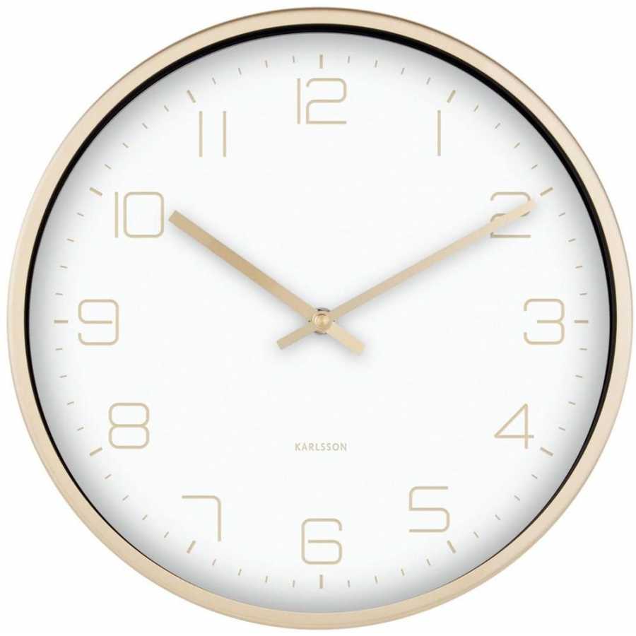 Karlsson Elegance Wall Clock - White