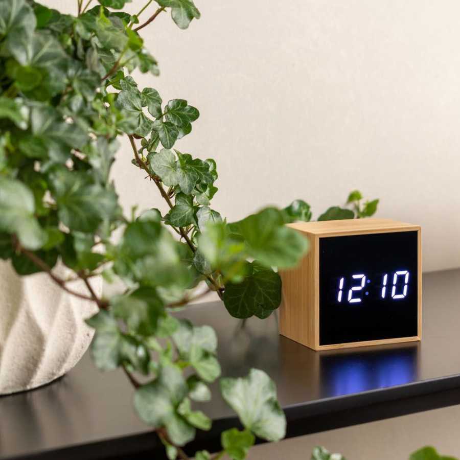 Karlsson Mini Cube Led Alarm Table Clock