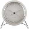 Karlsson Val Alarm Table Clock - Warm Grey