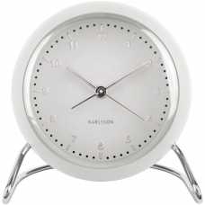 Karlsson Val Alarm Table Clock - White