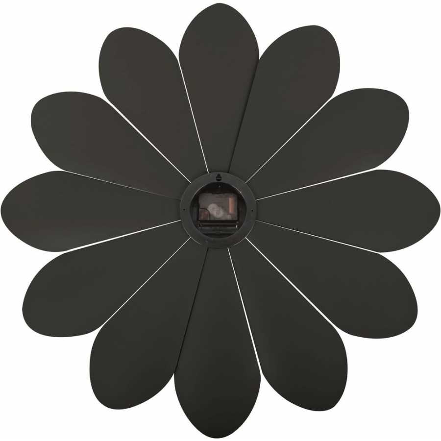 Karlsson Flower Wall Clock - Black