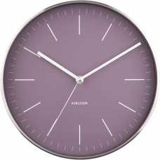 Karlsson Minimal Wall Clock - Dark Purple