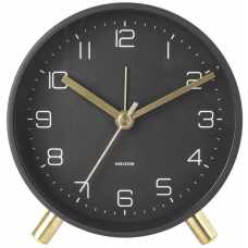 Karlsson Lofty Alarm Table Clock - Black