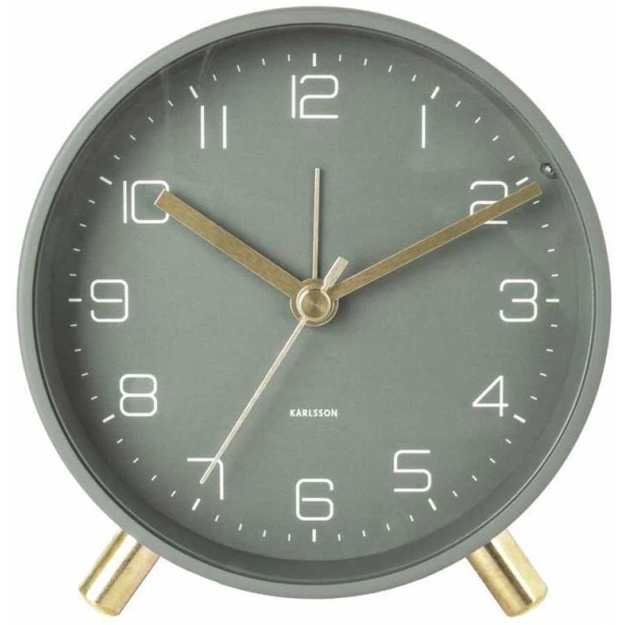 Karlsson Lofty Alarm Table Clock - Green