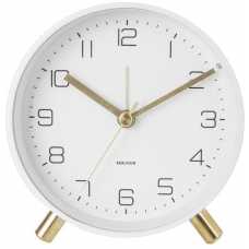 Karlsson Lofty Alarm Table Clock - White