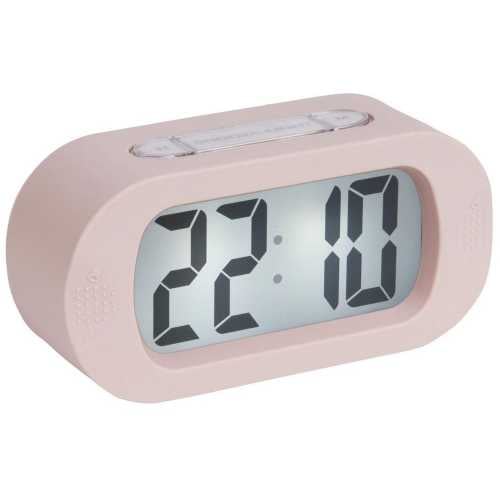 Karlsson Gummy Alarm Table Clock - Soft Pink