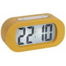 Karlsson Gummy Alarm Table Clock - Ochre Yellow
