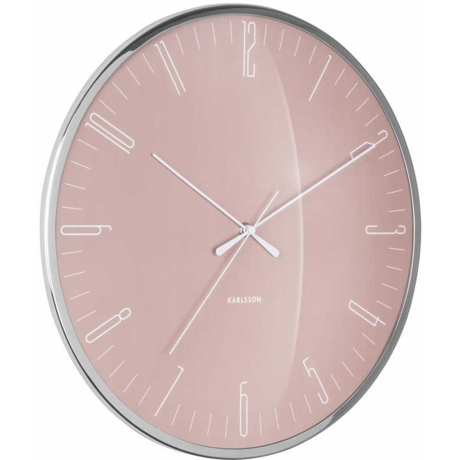Karlsson Dragonfly Wall Clock - Faded Pink