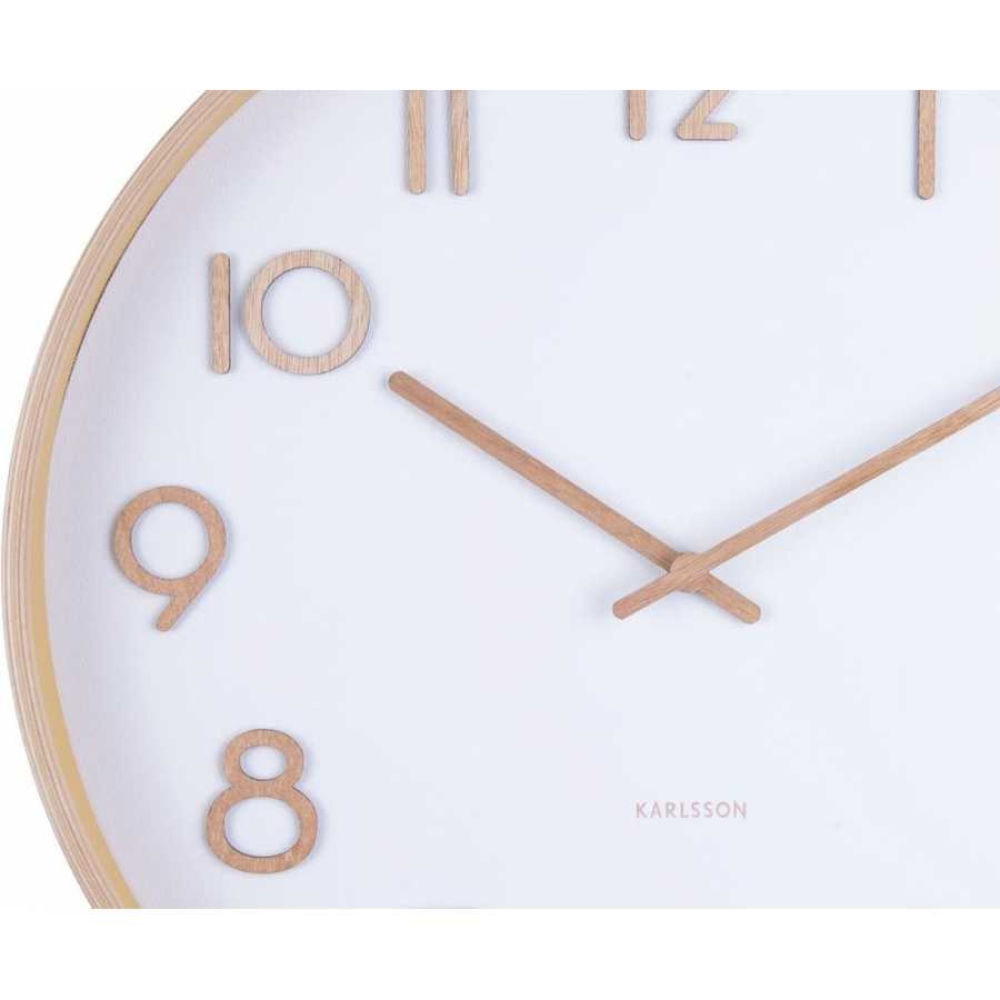 Karlsson Pure Wall Clock - White - Medium