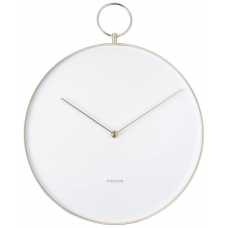Karlsson Hook Wall Clock - White