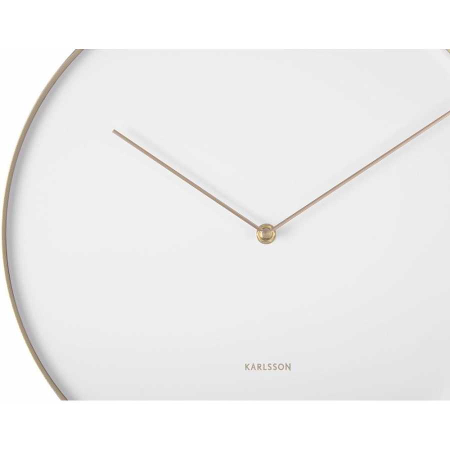 Karlsson Pendulum Wall Clock - White