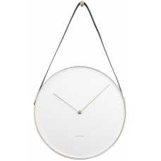 Karlsson Belt Wall Clock - White