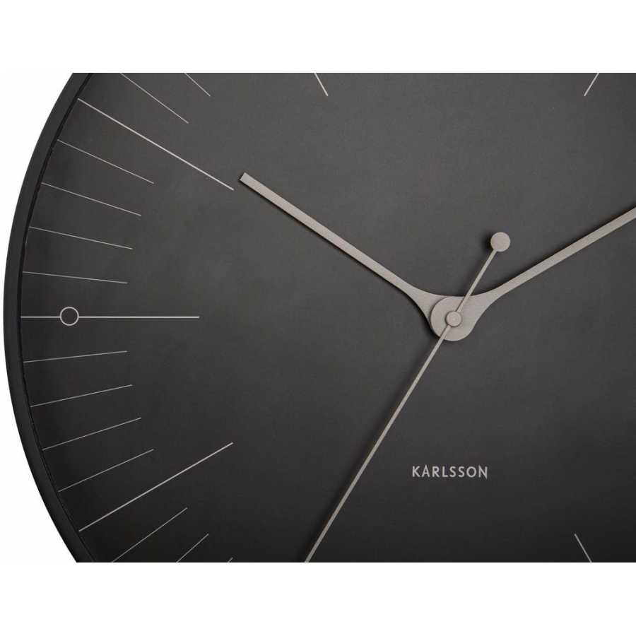 Karlsson Index Wall Clock - Black