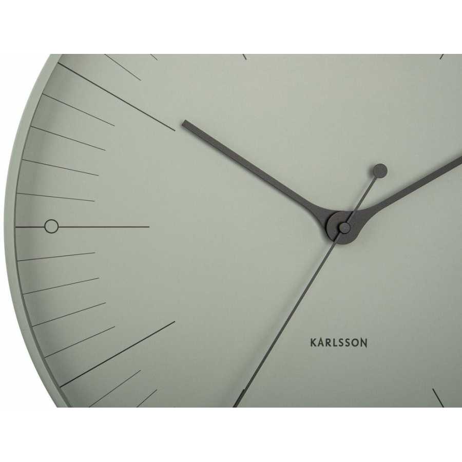 Karlsson Index Wall Clock - Grayed Jade