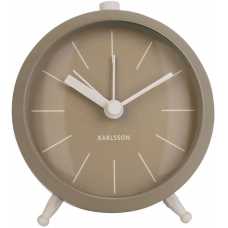 Karlsson Button Alarm Table Clock - Moss Green