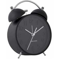 Karlsson Iconic Alarm Table Clock - Black