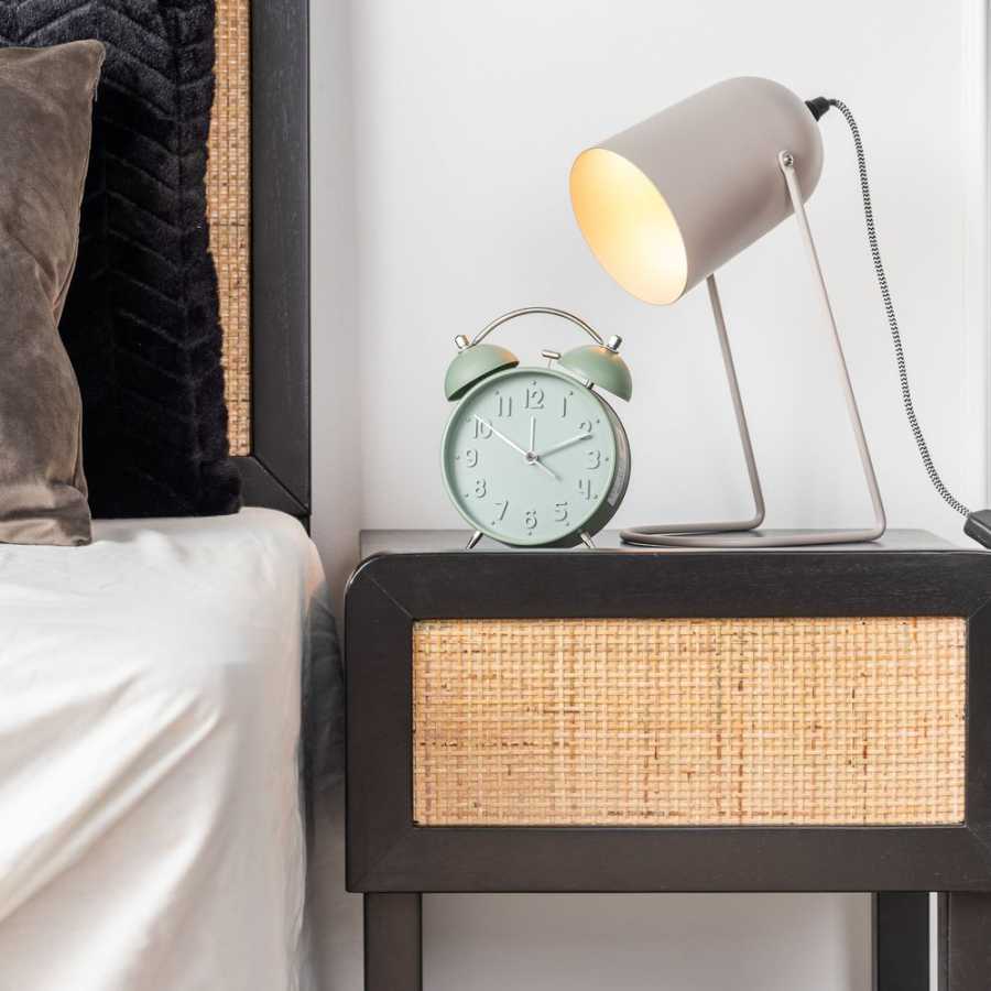 Karlsson Iconic Alarm Table Clock - Grayed Jade