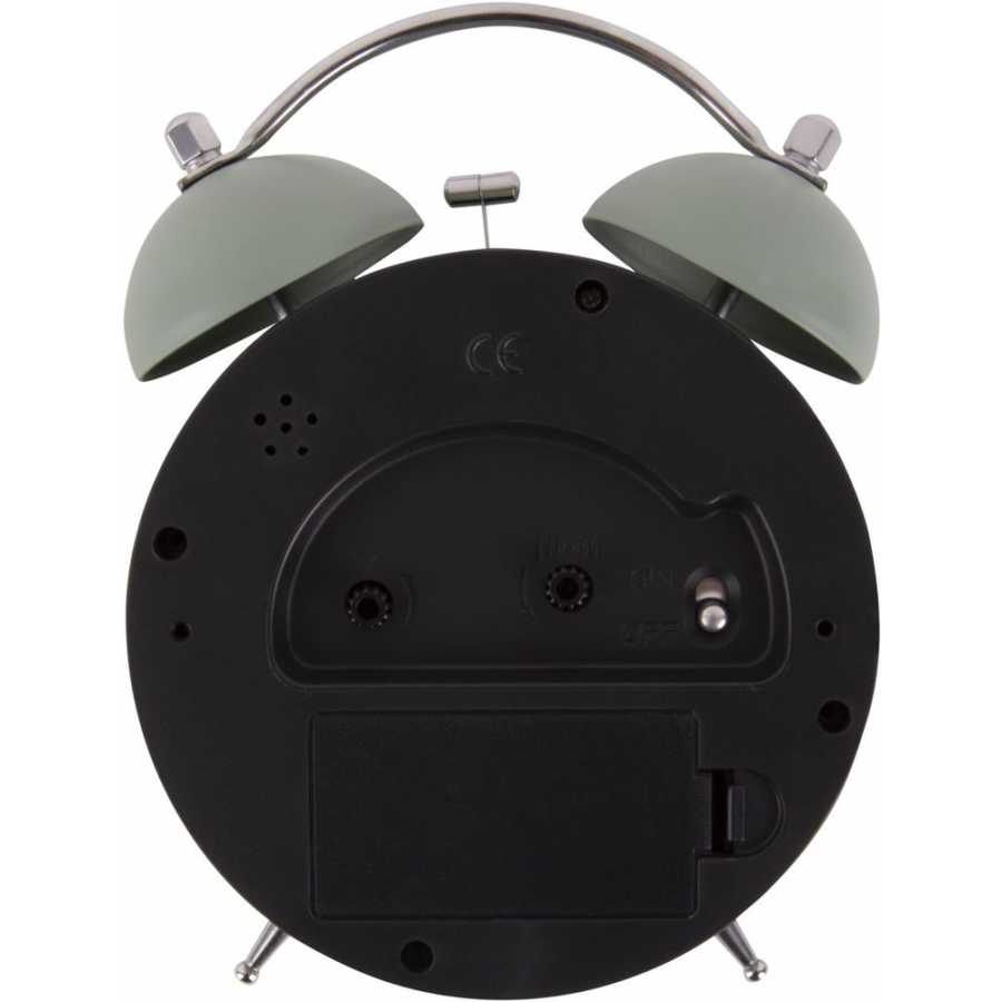 Karlsson Iconic Alarm Table Clock - Grayed Jade