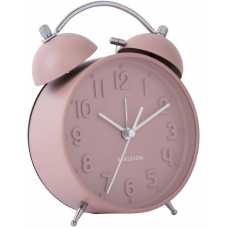 Karlsson Iconic Alarm Table Clock - Faded Pink