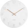 Karlsson Charm Number Wall Clock - White