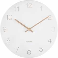 Karlsson Charm Number Wall Clock - White