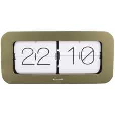 Karlsson Matiz Flip Clock - Moss Green