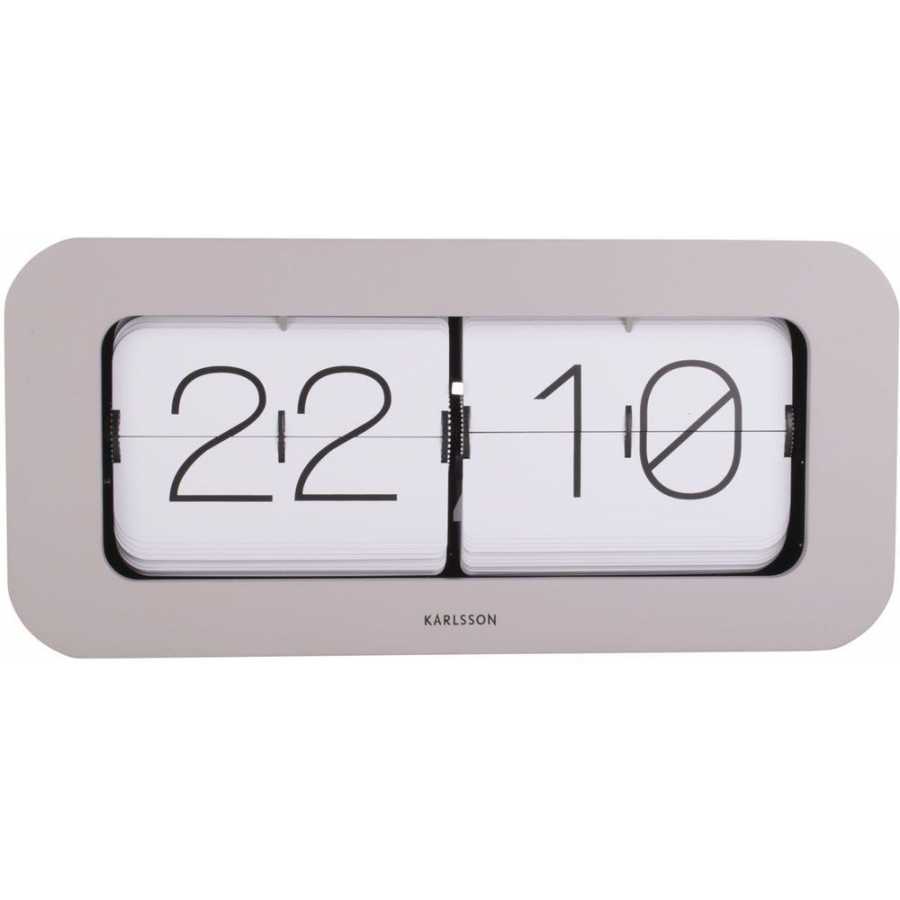 Karlsson Matiz Table & Wall Clock - Warm Grey