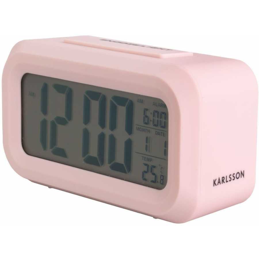 Karlsson Jolly Alarm Table Clock - Soft Pink