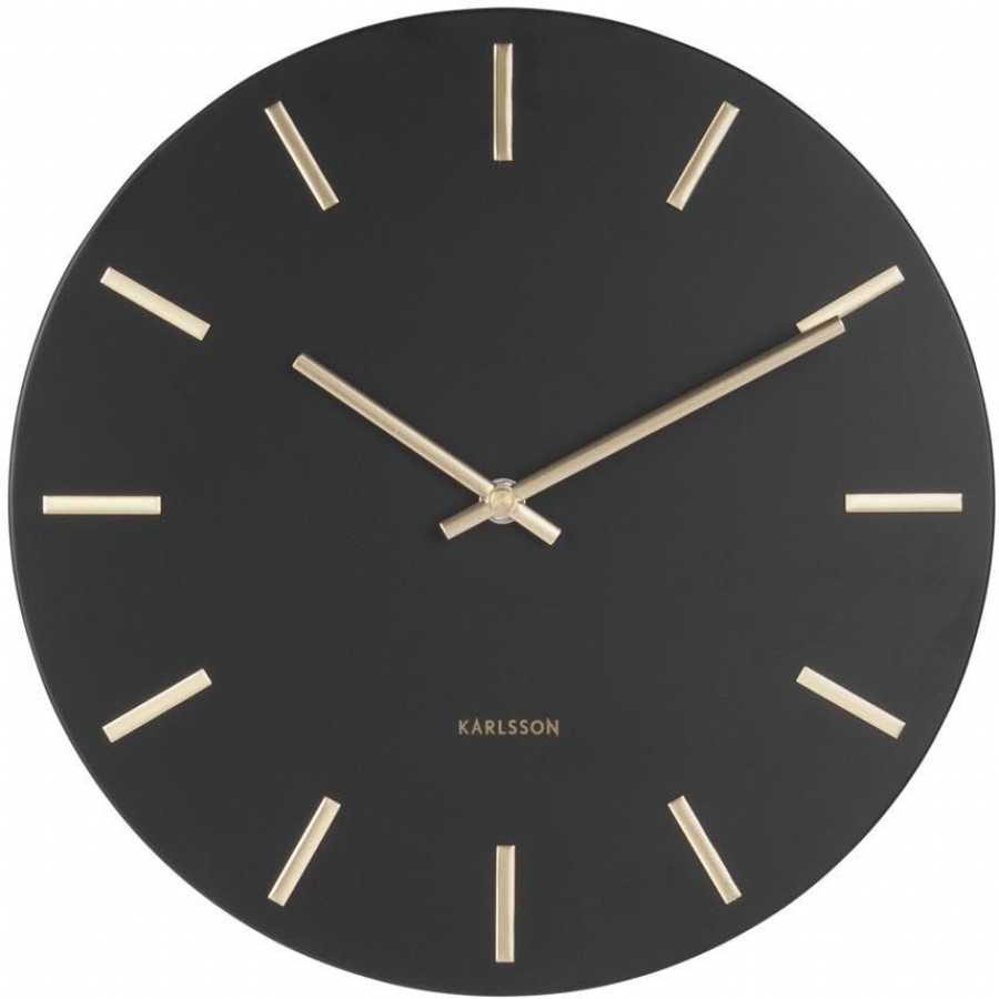 Karlsson Charm Wall Clock - Black - Small